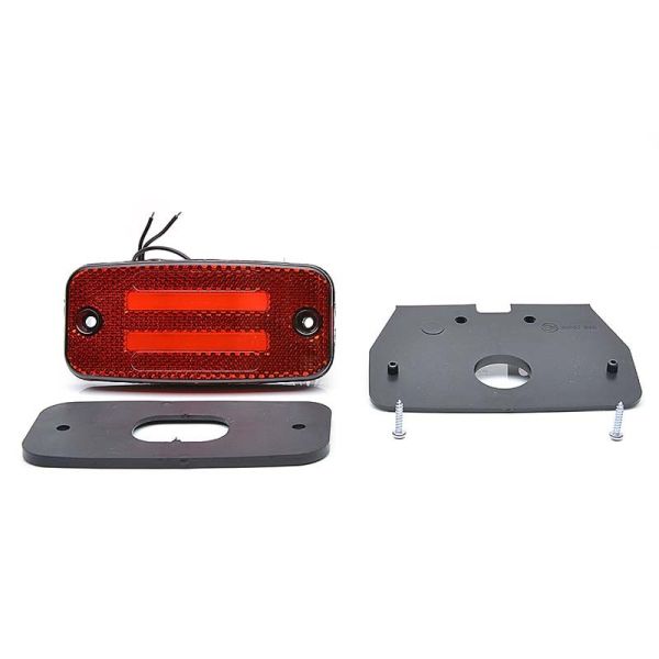 Feux de gabarit LED pour remorques de camion LED 24V Camion 12V Feux de remorque Ambre Blanc et Rouge Était | leonleds
