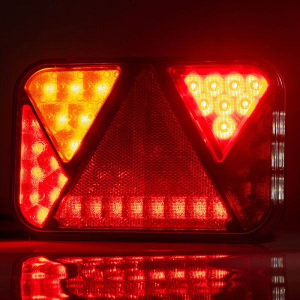 Feu arrière LED avec broche CanBus sans éclairage de plaque d'immatriculation 12V Fristom | LéonLeds