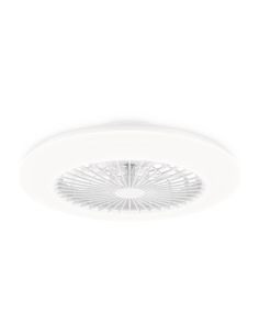 Plafón Ventilador LED de techo Amigo, blanco DC - 20W - Luz regulable 2700K A 6500K 4000Lm Philips | LeonLeds