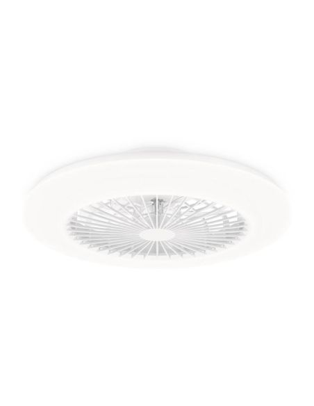 Plafón Ventilador LED de techo Amigo, blanco DC - 20W - Luz regulable 2700K A 6500K 4000Lm Philips | LeonLeds
