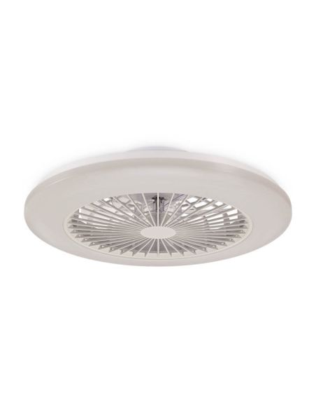 Plafón Ventilador LED de techo Amigo, blanco DC - 20W - Luz regulable 2700K A 6500K 4000Lm Philips | LeonLeds