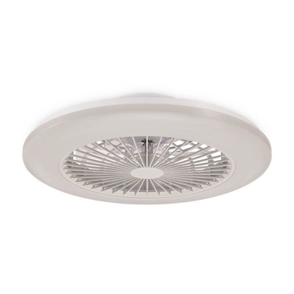 Plafón Ventilador LED de techo Amigo, blanco DC - 20W - Luz regulable 2700K A 6500K 4000Lm Philips | LeonLeds