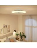 Plafón Ventilador LED de techo Amigo, blanco DC - 20W - Luz regulable 2700K A 6500K 4000Lm Philips | LeonLeds