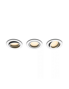 Pack focos empotrables redondo Milliskin blanco Philips Hue | LeonLeds