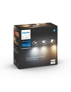 Pack 3 focos empotrables redondos Milliskin aluminio | LeonLeds 2