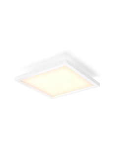 Plafón de techo LED inteligente cuadrado Aurelle Philips Hue | LeonLeds