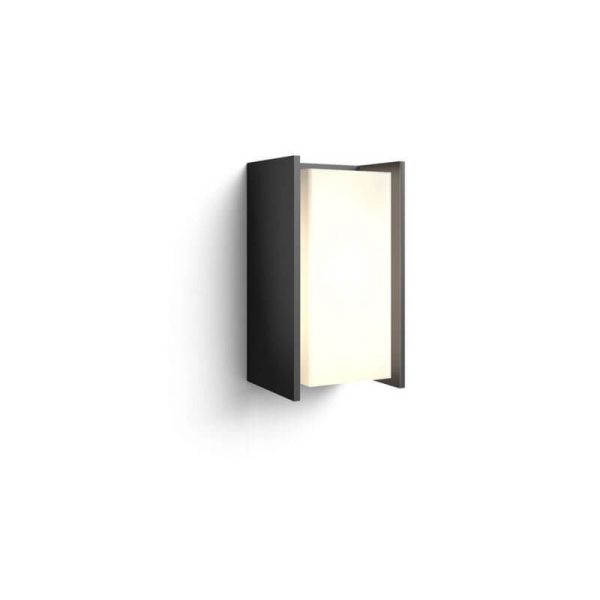 Aplique pared LED exterior inteligente Turaco antracita Hue | LeonLeds