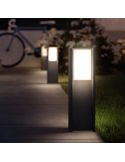 Baliza LED exterior inteligente Turaco antracita caja producto