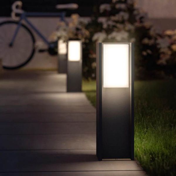 Baliza LED exterior inteligente Turaco antracita caja producto