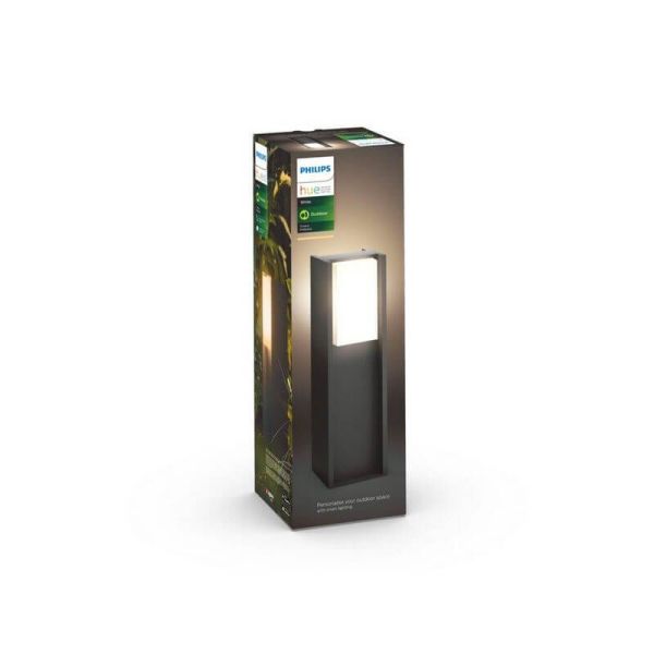 Baliza LED exterior inteligente Turaco antracita caja producto