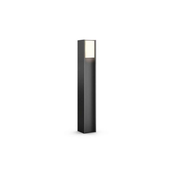 Baliza LED exterior inteligente Turaco antracita Philips Hue | LeonLeds