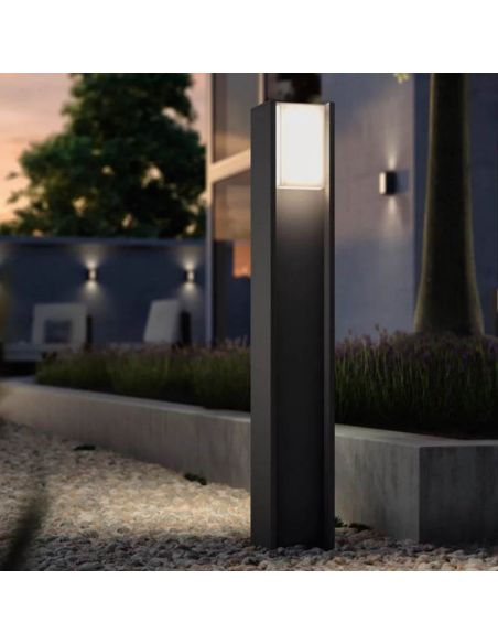 Baliza LED exterior inteligente Turaco antracita Philips Hue detalles producto exterior