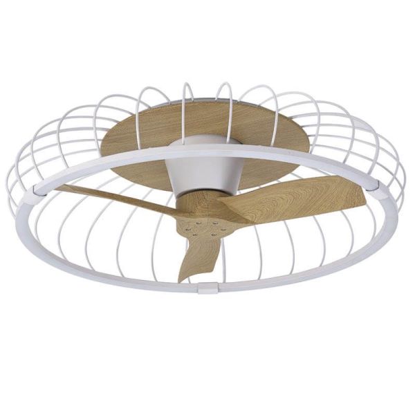 Ventilateur de plafond LED blanc et...