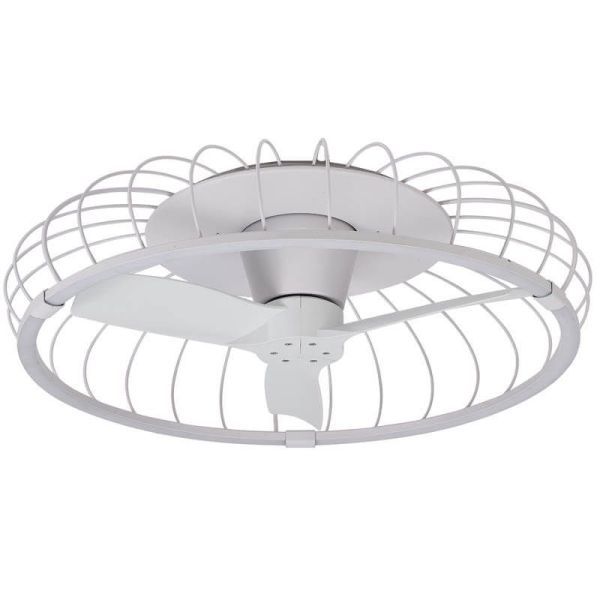 Ventilador de techo blanco con luz Nature 7808 Mantra Iluminación con mando a distancia | LeonLes