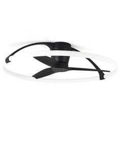 Ventilador de techo LED negro con mando a distancia Nepal 7531 Mantra con mando a distancia | LeonLeds
