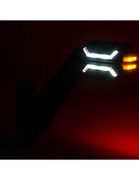 Manomètre LED Long Flexible Dragon 3 Feux 12V 24V SM1 AM RM1 Horpol LD 2995 | leonleds