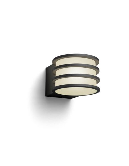 Aplique de pared LED exterior inteligente Lucca Hue White | LeonLeds