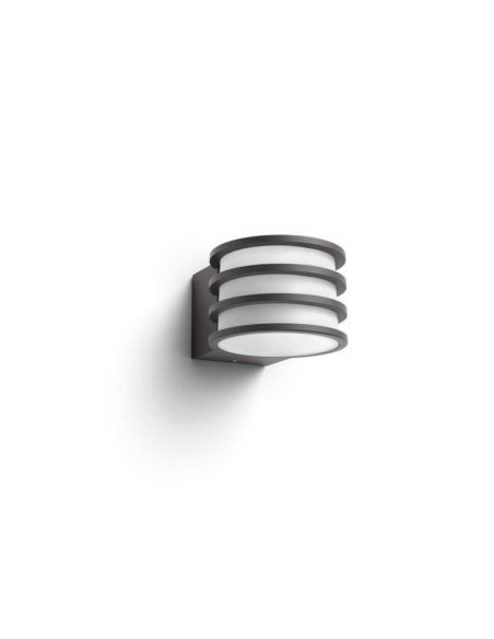 Aplique de pared LED exterior inteligente Lucca Hue White detalles producto