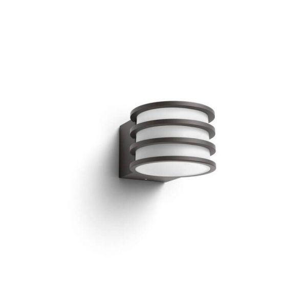 Aplique de pared LED exterior inteligente Lucca Hue White detalles producto