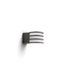Aplique de pared LED exterior inteligente Lucca Hue White vista frontal