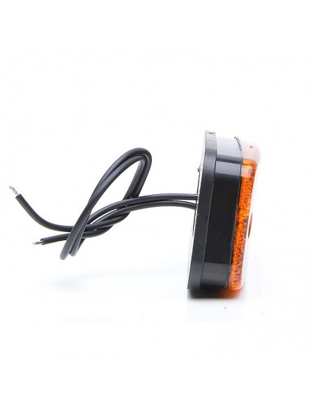 Feu de position LED avec réflecteur catadioptrique Was Ambre Rouge Blanc avec 1 LED Line effet néon et avec support de montage