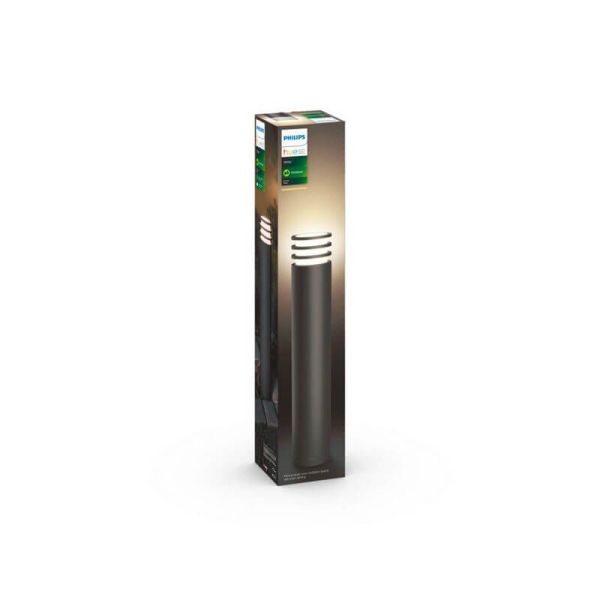 Poste de exterior LED inteligente Lucca antracita Hue White caja producto