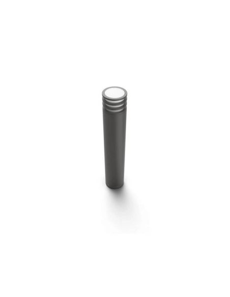 Poste de exterior LED inteligente Lucca antracita Hue White vista frontal