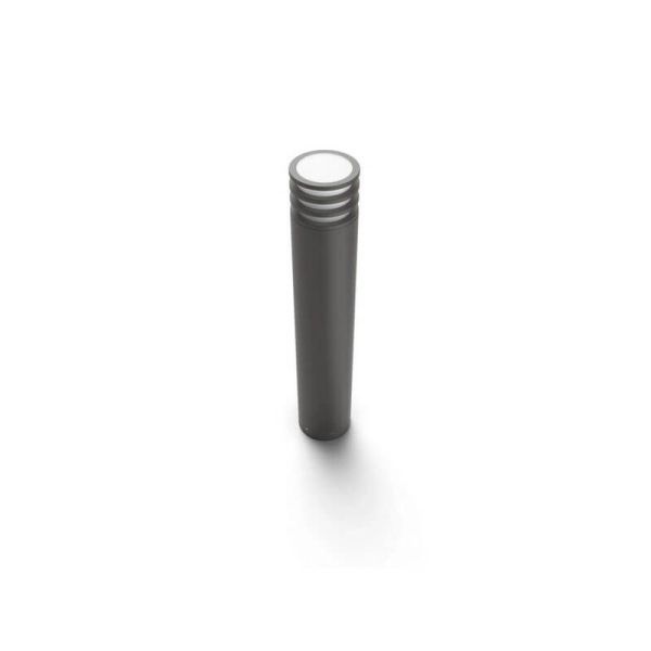 Poste de exterior LED inteligente Lucca antracita Hue White vista frontal