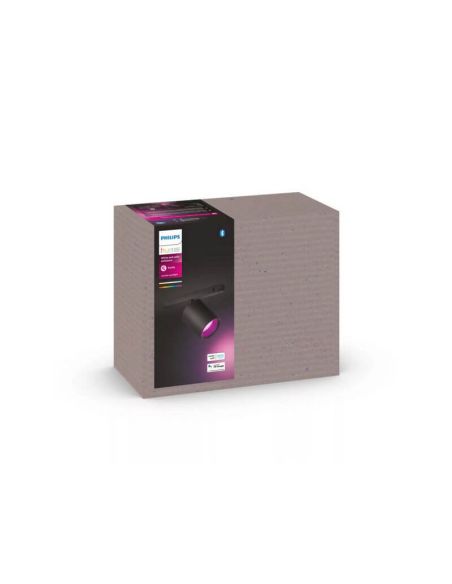 Refletor LED inteligente Perifo preto Hue Branco Cor Ambiance caixa do produto