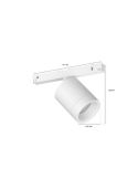 Foco LED inteligente Perifo Hue White Color Ambiance medidas producto