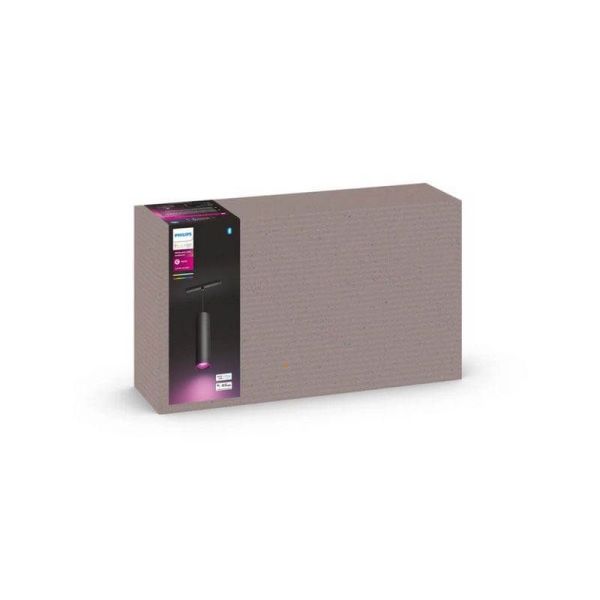 Foco LED Perifo negro altura Hue White Color Ambiance caja producto