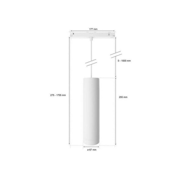 Foco LED Perifo blanco ajustable Hue White Color Ambiance medidas producto