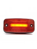 Piloto de Posición LED con Reflector Catadióptrcio de Was Ambar Rojo Blanco con 1 Linea LED efecto Neon y con soporte de sujecci