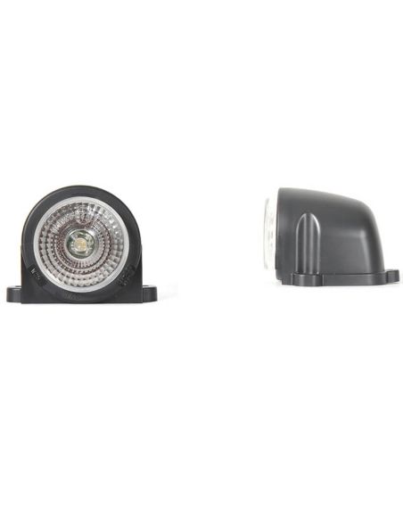 Piloto LED galibo delantero Codigo A con soporte angular 3 Tornillos W25RF 529 Was | LeonLeds