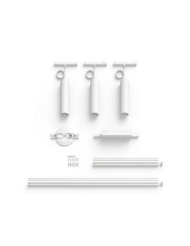 Kit Perifo blanco techo 3 focos Hue White Color Ambiance componentes producto