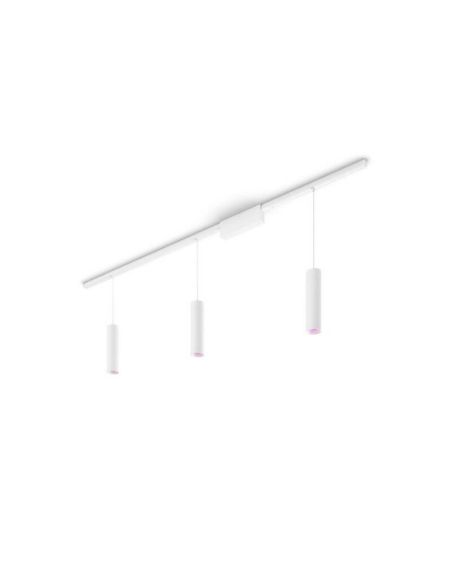 Kit Perifo blanco techo 3 focos Hue White Color Ambiance luz apagada