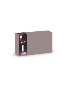 Kit Perifo pared blanco 3 focos Hue White Color Ambiance | Leonleds 2