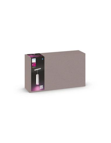 Kit Perifo pared blanco 3 focos Hue White Color Ambiance caja producto