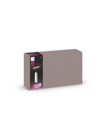 Kit Perifo pared blanco 3 focos Hue White Color Ambiance caja producto