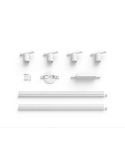 Kit Perifo techo blanco 4 focos Hue White Color Ambiance componentes