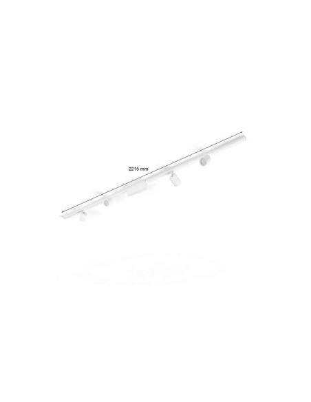 Kit Perifo techo blanco 4 focos Hue White Color Ambiance medidas