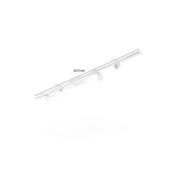 Kit Perifo plafond blanc 4 spots Hue White Color Ambiance mesures