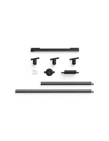 Kit Perifo techo negro 3 focos Hue White Color Ambiance componentes producto