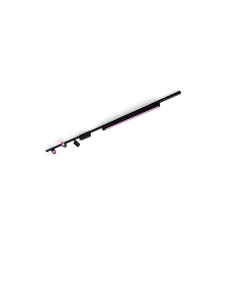 Kit Perifo techo negro 3 focos Hue White Color Ambiance | LeonLeds