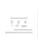 Kit Perifo techo blanco 3 focos Hue White Color Ambiance componentes