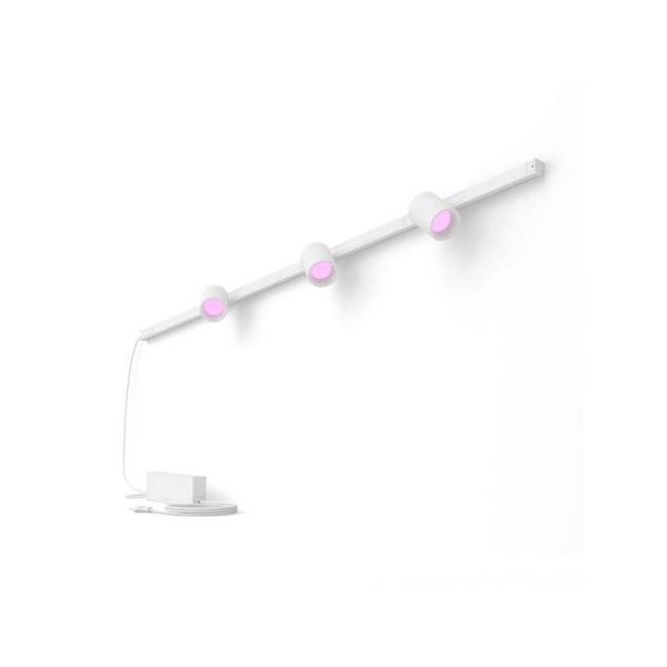 Kit Perifo pared blanco 3 focos Hue White Color Ambiance | LeonLeds