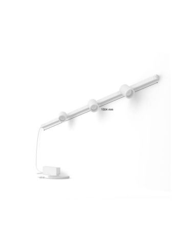 Kit Perifo pared blanco 3 focos Hue White Color Ambiance medidas producto