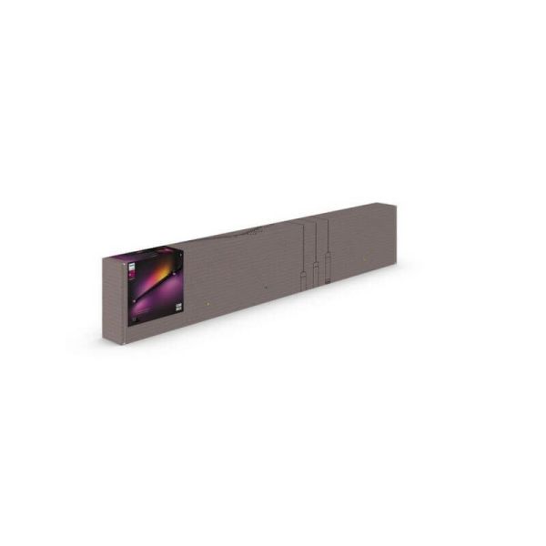 Kit Perifo pared negro 2 focos Hue White Color Ambiance | LeonLeds