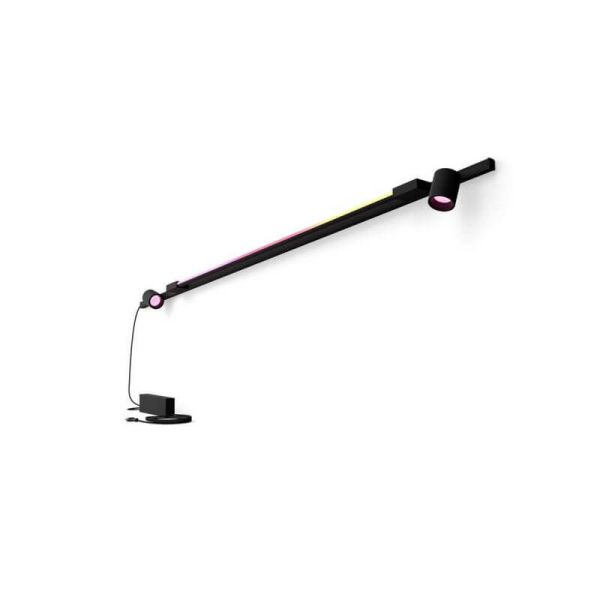 Kit Perifo pared negro 2 focos Hue White Color Ambiance | LeonLeds