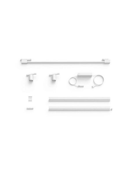 Kit Perifo parede branco 2 focos Hue Branco Cor Ambiance componentes